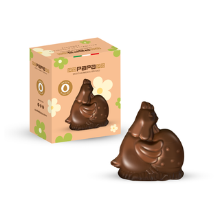 Papa - Gallina con Uovo Fondente Senza Glutine - 120g