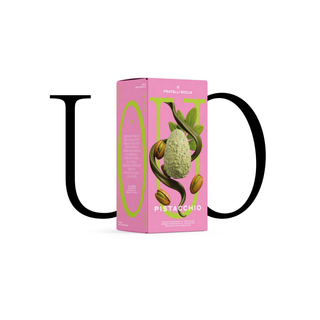 Fratelli Sicilia - Uovo Cremino Pistacchio al Cioccolato Bianco Pralinato con Pistacchio 400g