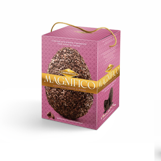 Condorelli - Uovo di Cioccolato Extra Fondente Pralinato a Mano con Fave di Cacao - 230g