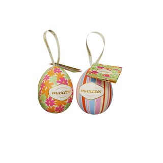 Pasqua Maxtris - Uovo in Latta Verde con Ovette Mix Stagnolate - 70g