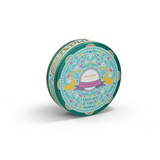 Pasqua Maxtris - I Musicanti di Napoli Tamburello in Latta - Ovette Cremino di Cioccolato ai Gusti Assortiti - 300g