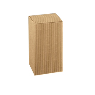 Scotton - Scatola Rettangolare Pieghevole Avana Onda 10pz - 10x10x19