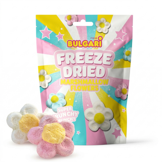 Bulgari - Marshmallow Crunch Liofilizzato a Forma di Margherita - 40g