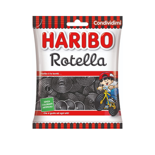 Caramelle Haribo - Rotella Liquirizia - 80g