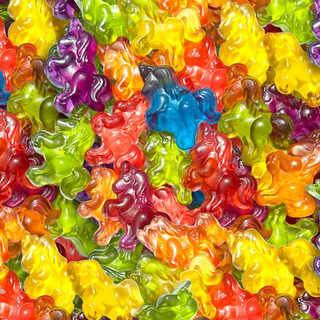 Caramelle Haribo - Unicornilicious ai gusti assortiti a forma di unicorno - 1kg