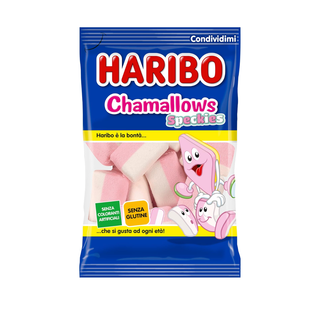 Marshmallow Haribo - Chamallows Speckies Bianco e Rosa - 150g