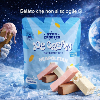 Star Candies Ice Cream Neapolitan Gelato Liofilizzato ai gusti assortiti HALAL - 16g