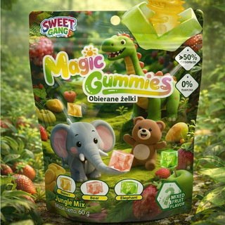 Sweet Gang - Magic Gummies JUNGLE MIX! Caramelle Gommose alla Frutta - 60g