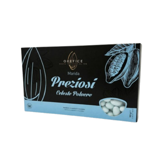 Confetti Orefice - Preziosi Ciocomandorla Celeste Polvere - 900g