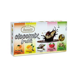 Buratti - Ciocomix Confetti al Cioccolato Mix Frutta ai Gusti e Colori Assortiti - 1kg