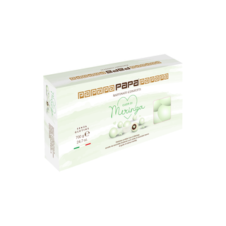 Confetti Papa - Cuor di Meringa Verde al Cioccolato Bianco e Fondente Gusto Crema Chantilly - 700g