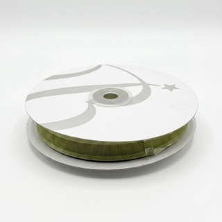 Baratti - Nastro Organza Satinato Verde Salvia - 12x50mt