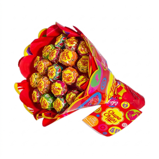 Lecca Lecca Chupa Chups - Flower Bouquet Lollipop - 19 Pezzi
