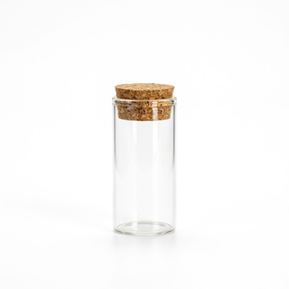 Fiala Vetro Mini Ampolla con Tappo Sughero 3x6