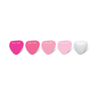Confetti Crispo - Selection Color Cuoricini Mignon Sfumati Rosa - 500g