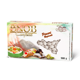 Confetti Crispo - Ciocomandorla Snob Mix Siciliano ai Gusti Assortiti, Bianco - 1kg