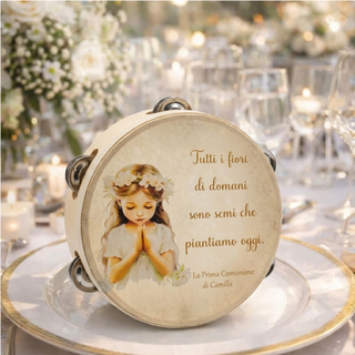Tamburelli Personalizzati Ø 16 cm MINIMO 20PZ (LEGGI DESCRIZIONE)