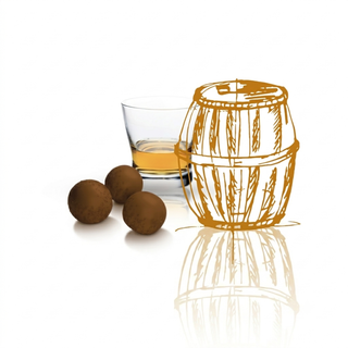 Confetti Papa - Bon Bon Dragées Rhum Liquido al Cioccolato al Latte - 500g