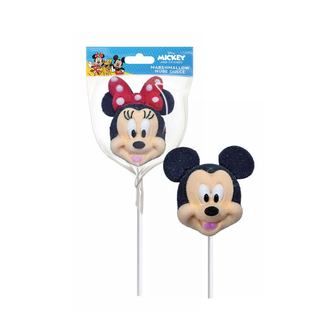 Caramelle Rossini's - Lecca Lecca Marshamallow incartato Topolino Mickey Mouse & Minnie - 30g (PERSONAGGIO ASSORTITI)