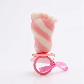 White and Blue Spiral Lollipop 40 gr