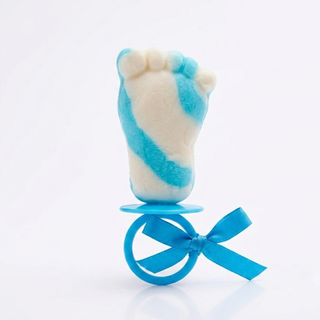 White and Blue Spiral Lollipop 40 gr