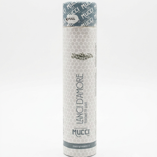 Confetti Mucci - Lanci D'Amore, Confettini di Zucchero Rivestiti di Argento - 62g