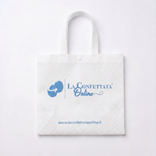 Shopper in TNT Piccola con Logo Brandizzato "La Confettata Online" - 31x14x28