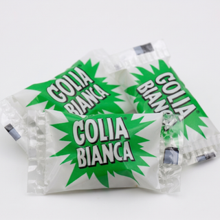 Golia Bianca Menta Caramellata Incartata Singolarmente Senza Glutine - 1pz