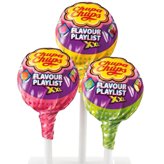 1pz Chupa Chups XXL FLAVOUR PLAYLIST con Ripieno Bubble Gum ai Gusti Assortiti - 29g