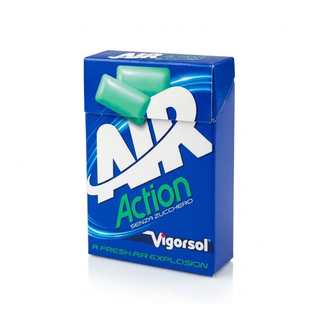 1pz Chewing Gum Air Action Vigorsol Senza Zucchero e Senza Glutine - 29,7g