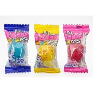 Expo Big Babol Chewing Unicorn Eggs ai Gusti Assortiti Senza Glutine - 200PZ