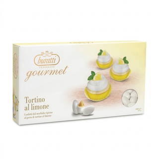 Confetti Buratti - Ciocomandorla Gourmet Tortino al Limone Bianchi - 1kg
