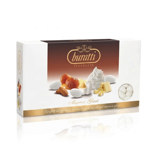 Confetti Buratti - Ciocomandorla Tenerezze Mont Blanc Marron Glacé Bianchi - 1kg
