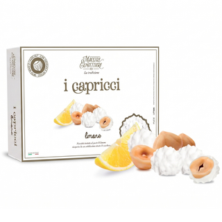 Confetti Maxtris - Capricci con Nocciola tostata al gusto Limone, Bianchi - 1kg