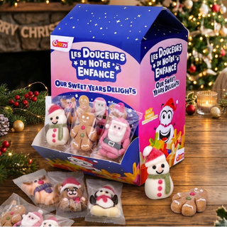 1pz Mini Christmas Marshmallow incartati Singolarmente - 15g cad.