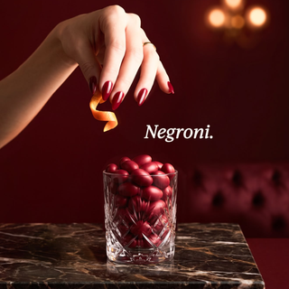 Confetti Maxtris - Mixology al Cioccolato Fondente Ripieno al Gusto Negroni, Rosso - 500g