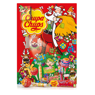 1pz Calendario Dell'Avvento Natalizio Chupa Chups da 24 Soprese