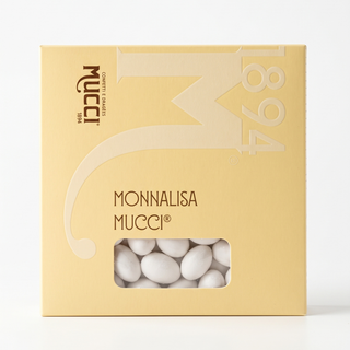 Confetti Mucci - Monnalisa Essenza Bianca al Triplo Cioccolato con Ricetta Segreta - 500g