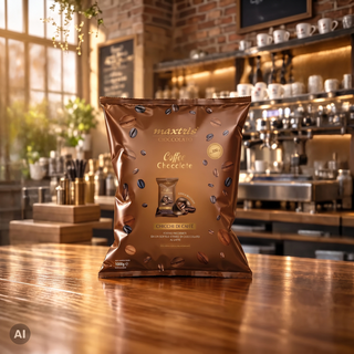 Cioccolato Maxtris - Coffee Chocolate Latte Chicchi di Caffè Incartati Singolarmente - 1Kg