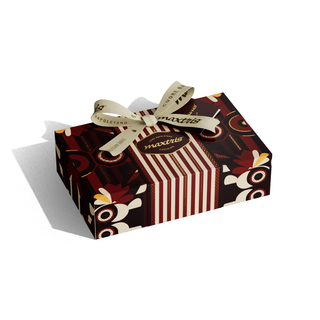 Cioccolato Maxtris - Scatola Regalo Bordeaux Fondente - 350g