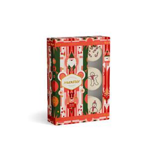 Pasticceria Maxtris - 6 Macaron Stampa Natalizia ai Gusti Assortiti - 84g
