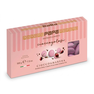 Confetti Papa - Ciocco Amarena Rosa, Senza Glutine - 500g