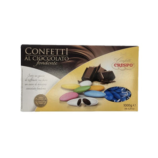 Crispo - Confetti al cioccolato fondenti Blu economici - 1Kg