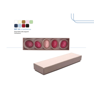 Dieffe - Scatola Degustativa Rif44 Rettangolare - 14x3,5x2cm (SCEGLI IL COLORE)