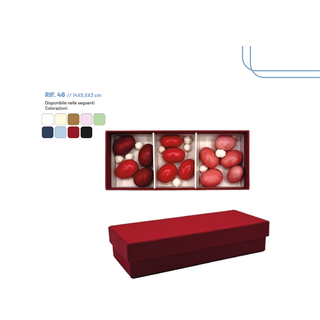 Dieffe - Scatola Degustativa Rif46 Rettangola - 14x5,5x3cm (SCEGLI IL COLORE)