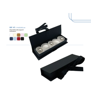 Dieffe - Scatola Degustativa Rif47 14x3,5x2cm (SCEGLI IL COLORE)