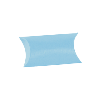 Scotton - Tubetto Portaconfetti in Lino Azzurro Nascita 10pz -10x4,5cm