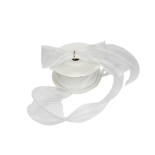 Baratti - Nastro Organza VUAL - 15mtx4cm (SCEGLI IL COLORE)