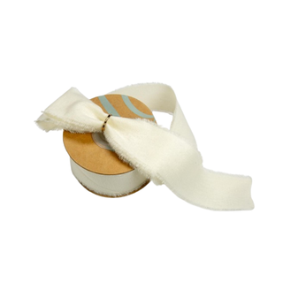 Baratti -  Nastro Cotone Sfrangiato - 25mm x 15mt (SCEGLI IL COLORE)