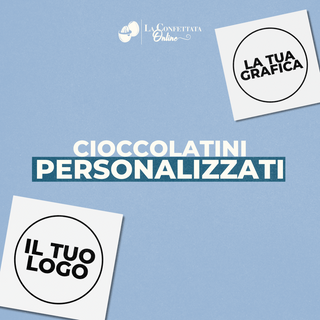 Cioccolatini personalizzati 3x3 cm (MINIMO 30PZ)
